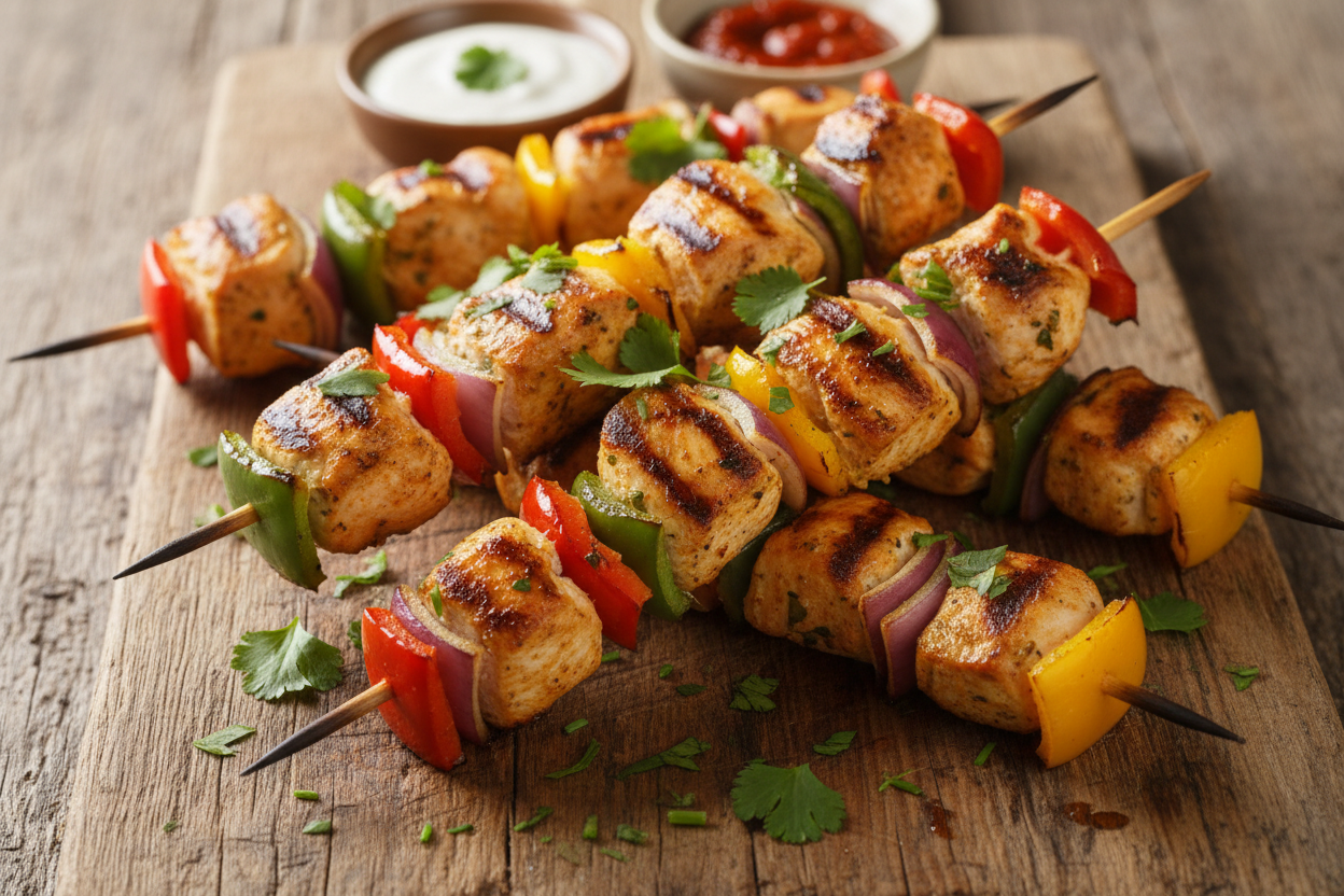 brochettes de poulet